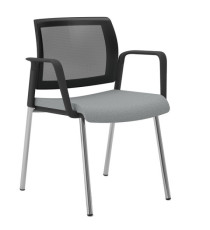 Seduta attesa Kind KI4GTBR - con braccioli inclusi - grigio chiaro - Unisit Seduta attesa Kind KI4GTBR - con braccioli inclusi - grigio chiaro - Unisit