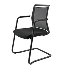 Seduta attesa Light LLS - con braccioli inclusi - nero - Unisit