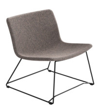Seduta attesa lounge Kona KOL - senza braccioli - grigio chiaro - Unisit Seduta attesa lounge Kona KOL - senza braccioli - grigio chiaro - Unisit
