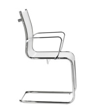 Seduta attesa Pollux PLV - con braccioli inclusi- bianco - Unisit