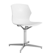Seduta Home/Office No Frill NFG - senza braccioli - bianco - Unisit