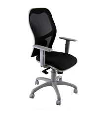 Seduta operativa Hubble Grafix - con braccioli regolabili - nero/grigio - Unisit