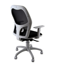 Seduta operativa Hubble Grafix - con braccioli regolabili - nero/grigio - Unisit