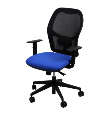 Seduta operativa Hubble HUHU - 4 blocchi - con braccioli regolabili - blu - Unisit