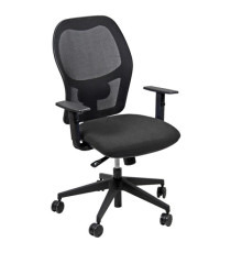 Seduta operativa Hubble HUHU - 4 blocchi - con braccioli regolabili - grigio chiaro - Unisit