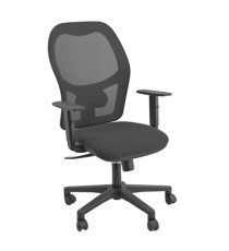 Seduta operativa Hubble HUHUVE - 3 blocchi - con braccioli regolabili - nero - Unisit