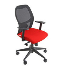 Seduta operativa Hubble Pro Memory HUHUPM - con braccioli regolabili - rosso - Unisit