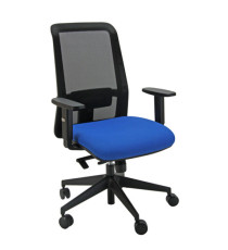 Seduta operativa Jet JEA - con braccioli regolabili - blu - Unisit