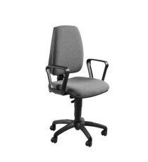 Seduta operativa Jupiter JUBR - con braccioli inclusi - grigio scuro - Unisit