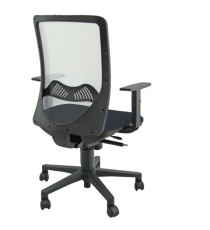 Seduta operativa Nathan NHAT - con braccioli regolabili - nero/grigio chiaro - Unisit