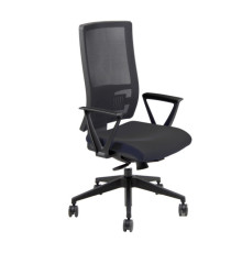 Seduta operativa Nereide NDAE - con braccioli fissi - nero - Unisit