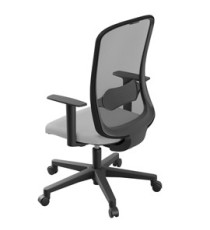 Seduta operativa Shape SHST - con braccioli regolabili - grigio chiaro/grigio - Unisit Seduta operativa Shape SHST - con braccioli regolabili - grigio chiaro/grigio - Unisit