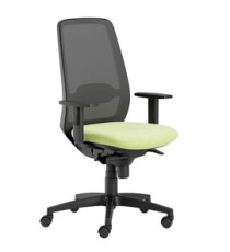 Seduta operativa Tullio TUA - con braccioli regolabili - verde mela - Unisit