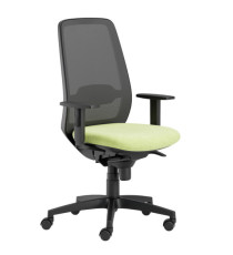 Seduta operativa Tullio TUA - con braccioli regolabili - verde mela - Unisit