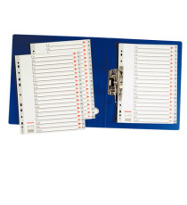 Separatore alfabetico A/Z - PP - A4 - grigio - Esselte
