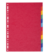 Separatore Forever - 12 tacche - cartoncino riciclato 220 gr - A4 - multicolore - Exacompta Separatore Forever - 12 tacche - cartoncino riciclato 220 gr - A4 - multicolore - Exacompta