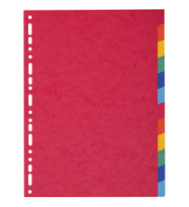 Separatore Forever - 12 tacche - cartoncino riciclato 220 gr - A4 - multicolore - Exacompta Separatore Forever - 12 tacche - cartoncino riciclato 220 gr - A4 - multicolore - Exacompta
