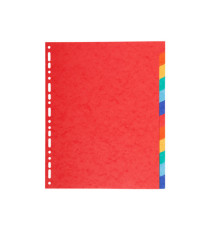 Separatore Forever - 12 tacche - cartoncino riciclato 220 gr - A4 maxi - multicolore - Exacompta Separatore Forever - 12 tacche - cartoncino riciclato 220 gr - A4 maxi - multicolore - Exacompta