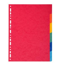 Separatore Forever - 6 tacche - cartoncino riciclato 220 gr - A4 - multicolore - Exacompta Separatore Forever - 6 tacche - cartoncino riciclato 220 gr - A4 - multicolore - Exacompta