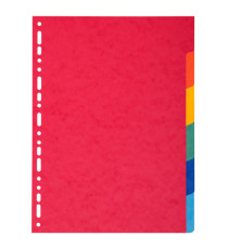 Separatore Forever - 6 tacche - cartoncino riciclato 220 gr - A4 - multicolore - Exacompta Separatore Forever - 6 tacche - cartoncino riciclato 220 gr - A4 - multicolore - Exacompta