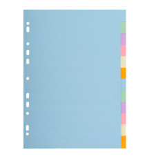 Separatore Forever Pastel - A4 - 12 tasti - cartoncino - 170 gr - Exacompta Separatore Forever Pastel - A4 - 12 tasti - cartoncino - 170 gr - Exacompta
