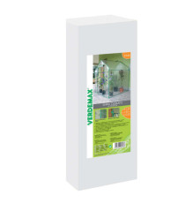 Serra Clematis - a casetta - 155 x 155 x 205 cm - acciaio verniciato/PVC - verde/trasparente - Verdemax