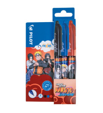Set 3 pezzi Frixion Ball e Clicker Naruto - colori assortiti - Pilot - expo 12 pezzi Set 3 pezzi Frixion Ball e Clicker Naruto - colori assortiti - Pilot - expo 12 pezzi