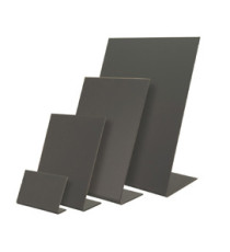 Set 5 lavagnette a L - nere - A8 - Securit Set 5 lavagnette a L - nere - A8 - Securit