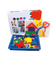 Set chiodini e infilature in plastica - colori assortiti - CWR Set chiodini e infilature in plastica - colori assortiti - CWR