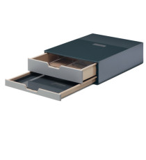 Set Coffee Point Box S - 280 x 95 x 356 mm - organizer da cassetto incluso - Durable Set Coffee Point Box S - 280 x 95 x 356 mm - organizer da cassetto incluso - Durable
