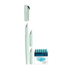Set penna stilografica Callissima - 3 punte intercambiabili incluse - fusto verde menta - Schneider Set penna stilografica Callissima - 3 punte intercambiabili incluse - fusto verde menta - Schneider