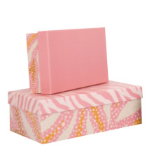 Set scatole regalo - dimensioni assortite - fantasia Breeze - conf. 5 pezzi