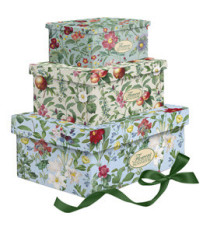 Set scatole regalo - fantasia Flowers - dimensioni assortite - cartoncino - Pigna - conf. 3 pezzi Set scatole regalo - fantasia Flowers - dimensioni assortite - cartoncino - Pigna - conf. 3 pezzi