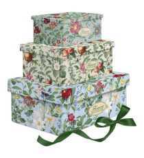 Set scatole regalo - fantasia Flowers - dimensioni assortite - cartoncino - Pigna - conf. 3 pezzi Set scatole regalo - fantasia Flowers - dimensioni assortite - cartoncino - Pigna - conf. 3 pezzi