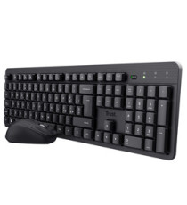 Set tastiera + mouse wireless ultrasilenzioso TKM-360 - Trust Set tastiera + mouse wireless ultrasilenzioso TKM-360 - Trust