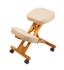 Sgabello ergonomico Minneapolis - bianco - Serena Group