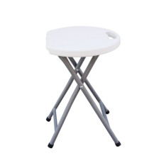Sgabello Horeca - pieghevole - 44 x 30 x 30 cm - HDPE - bianco - Garden Friend Sgabello Horeca - pieghevole - 44 x 30 x 30 cm - HDPE - bianco - Garden Friend