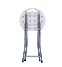 Sgabello Horeca - pieghevole - 44 x 30 x 30 cm - HDPE - bianco - Garden Friend Sgabello Horeca - pieghevole - 44 x 30 x 30 cm - HDPE - bianco - Garden Friend