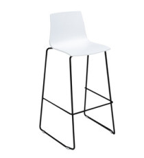 Sgabello Imola Fix  - Nero opaco/bianco - Grandsoleil