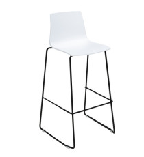 Sgabello Imola Fix  - Nero opaco/bianco - Grandsoleil