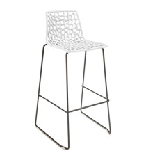 Sgabello Spider Fix  - Nero opaco/bianco - Grandsoleil