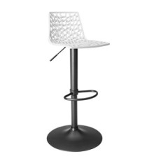Sgabello Spider Gas  - Nero opaco/bianco - Grandsoleil