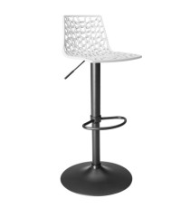 Sgabello Spider Gas  - Nero opaco/bianco - Grandsoleil