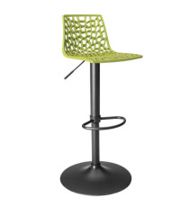 Sgabello Spider Gas  - Nero opaco/verde anice - Grandsoleil