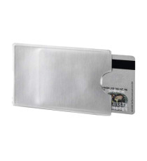 Tasca porta carte di credito RFID Secure - PPL - 5,4x8,7 cm - trasparente/argento - Durable Tasca porta carte di credito RFID Secure - PPL - 5,4x8,7 cm - trasparente/argento - Durable