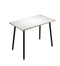 Tavolo alto Skinny Metal - 180 x 80 x 105 cm - nero/bianco