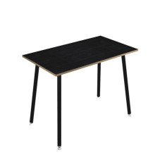 Tavolo alto Skinny Metal - 180 x 80 x 105 cm - nero/nero venato