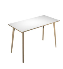 Tavolo alto Woody - 160 x 80 x 105 cm - rovere/bianco
