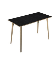 Tavolo alto Woody - 160 x 80 x 105 cm - rovere/nero venato Tavolo alto Woody - 160 x 80 x 105 cm - rovere/nero venato