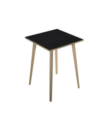 Tavolo alto Woody - 80 x 80 x 105 cm - rovere/nero venato Tavolo alto Woody - 80 x 80 x 105 cm - rovere/nero venato